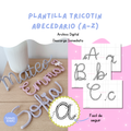 Plantilla Tricotín Abecedario I-Cord A–Z | Letras Mayúsculas y Minúsculas PDF | Letras en Alambre | DIY Nombres | Imprimible | Nombre T