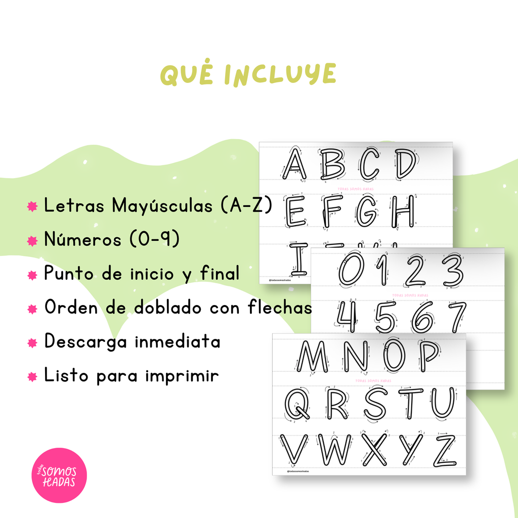 Plantilla Abecedario Mayúsculas para Wire Art y Tricotín | Letras Imprenta A-Z | Números 0-9 | PDF Imprimible | regalos - imanes - llaveros