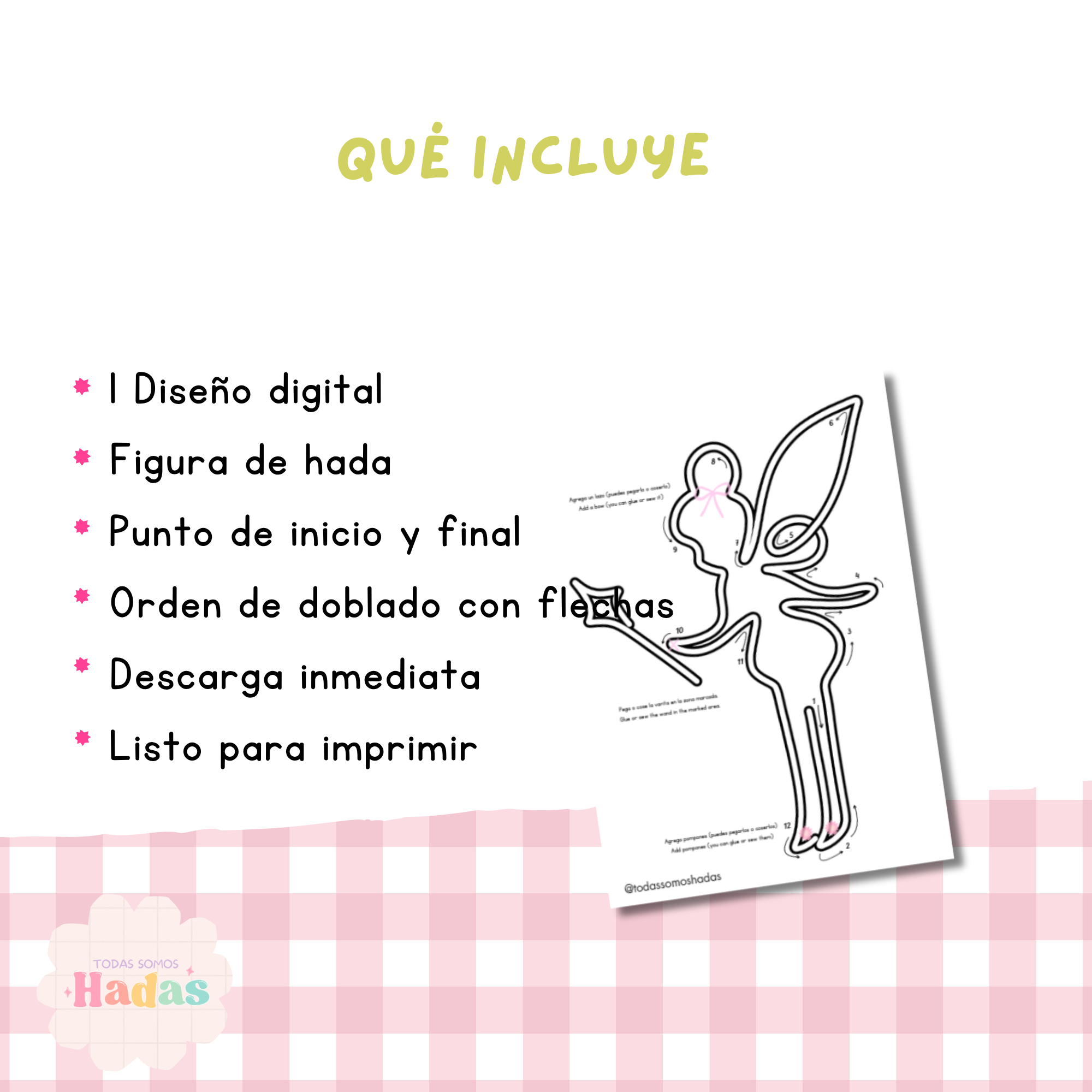 Plantilla Hada Wire Art PDF | Patrón Tricotín | Diseño I-Cord | Manualidad con Alambre | Decoración Infantil | Descarga Digital