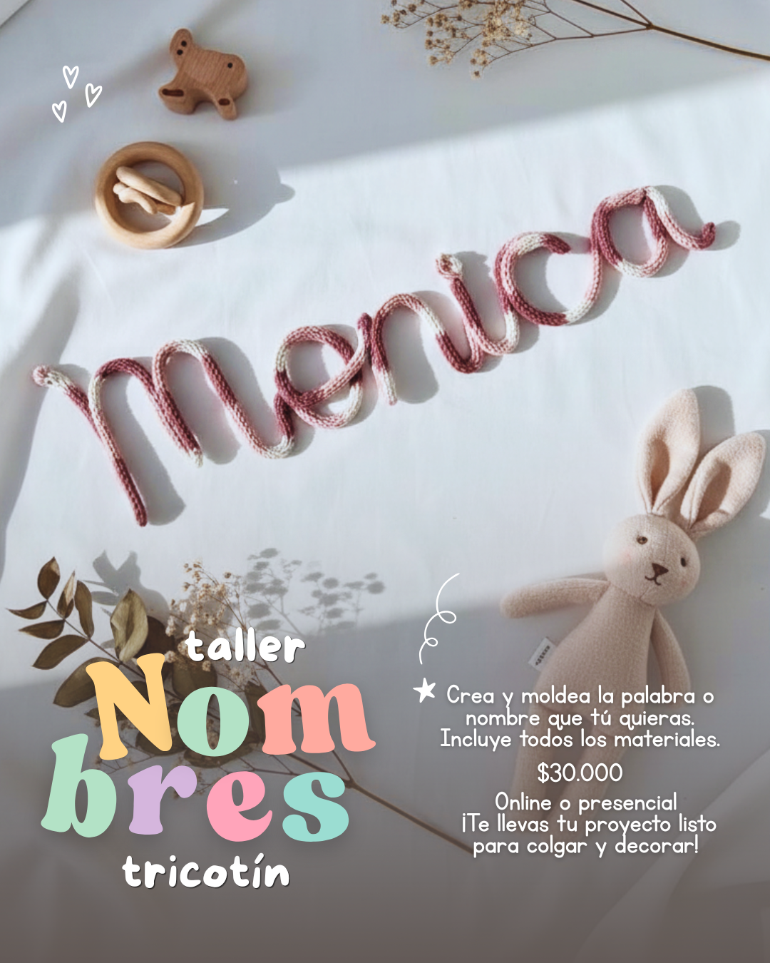 ✨ Taller Presencial de Tricotín (Sin experiencia)