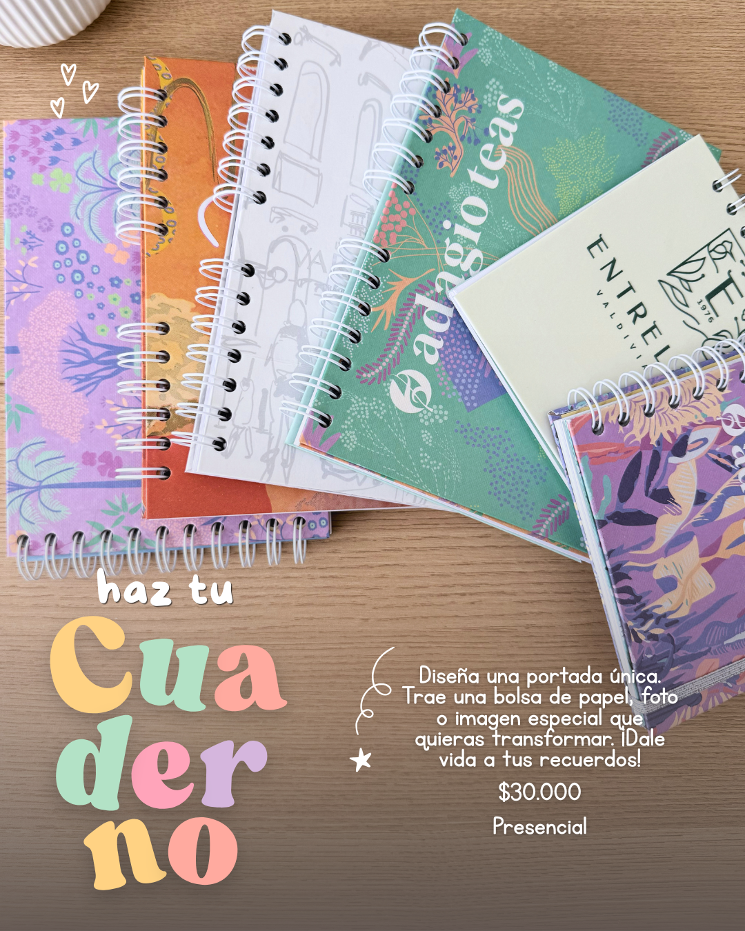 Taller Presencial: Cuaderno de Bolsas de Papel ✨
