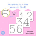 Plantillas Tricotin Números 0-9 para Alambre | Icord | PDF Imprimible | Descarga Inmediata | Manualidades Alambre | Wire Art Templat