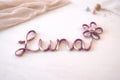 Nombre Personalizado en Tricotín con Figura Decorativa | Decoración Infantil Hecha a Mano | Regalo Baby Show