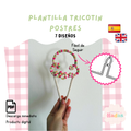 Plantilla Wire Art Dulces PDF | Moldes Tricotín | Pasteles, Donut, Helados, Muffin | Patrones Digitales DIY | Decoración Infantil | Postres