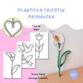 Plantilla Tricotín Primavera PDF | 14 Figuras | Flores Mariposas Pájaros | Wire Art Knitted I-Cord | DIY Decoración | Descarga Digi