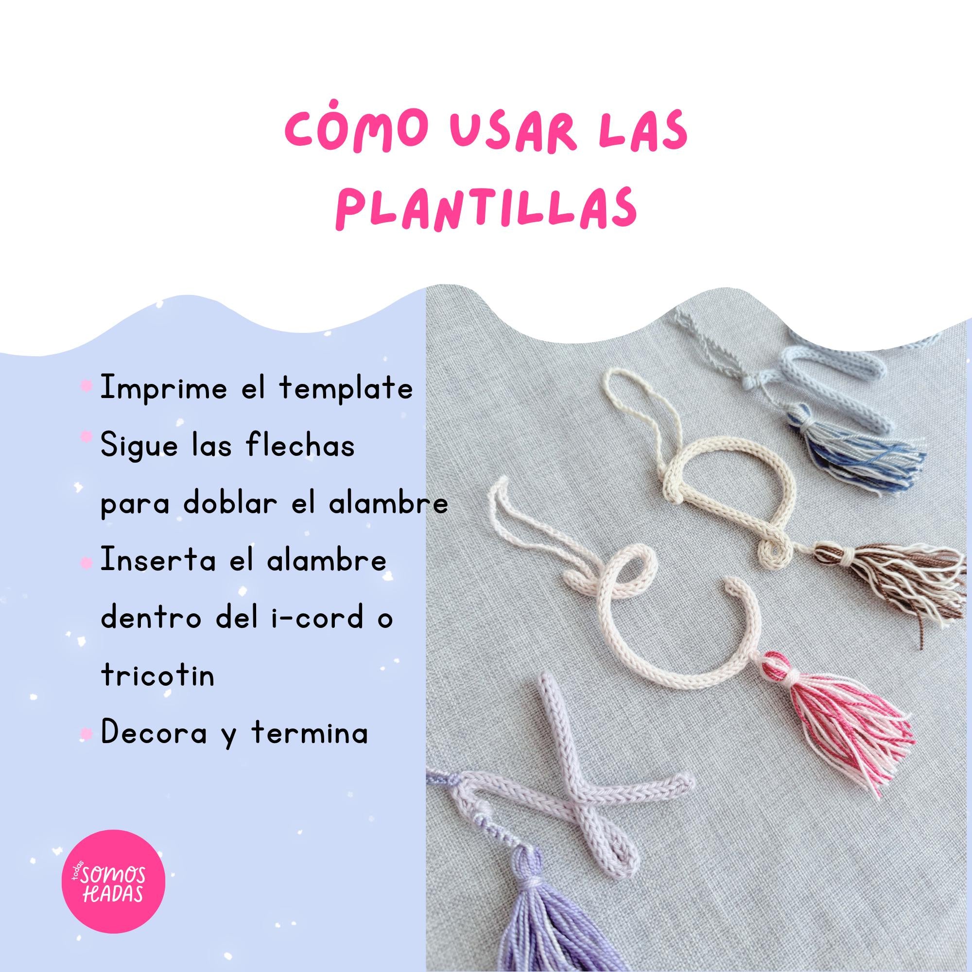 Plantilla para Llaveros Charms | Template Abecedario | Letras Mayúsculas A-Z | PDF Imprimible | DIY Letras Personalizadas | Descarga Digita
