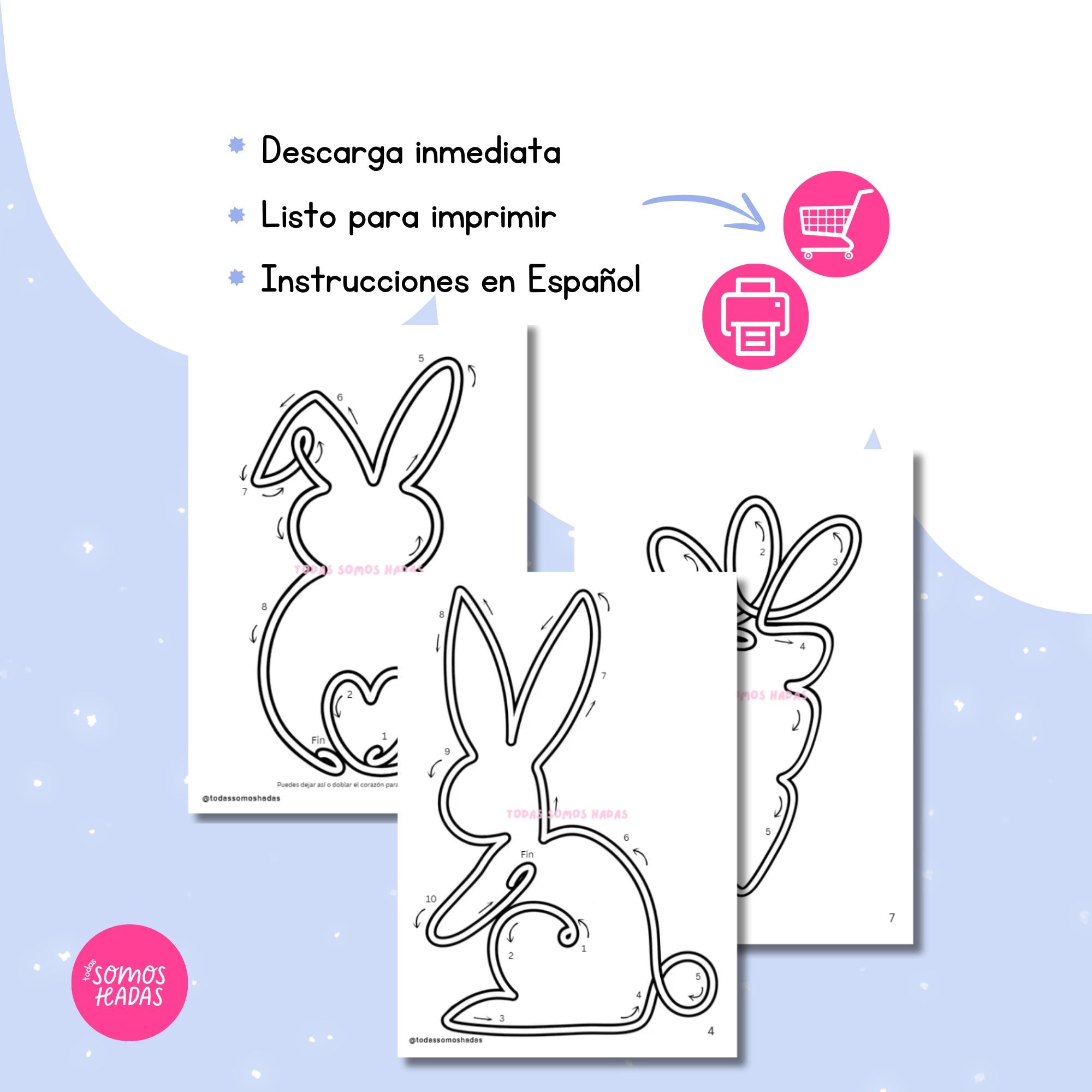 Plantilla Tricotín Pascua – 14 Diseños para Decoración y Regalos | Conejos, Canastos y Flores | Descarga Digital - Wire art tem